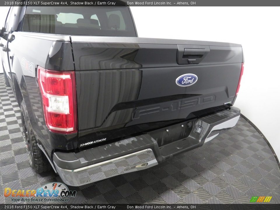 2018 Ford F150 XLT SuperCrew 4x4 Shadow Black / Earth Gray Photo #11