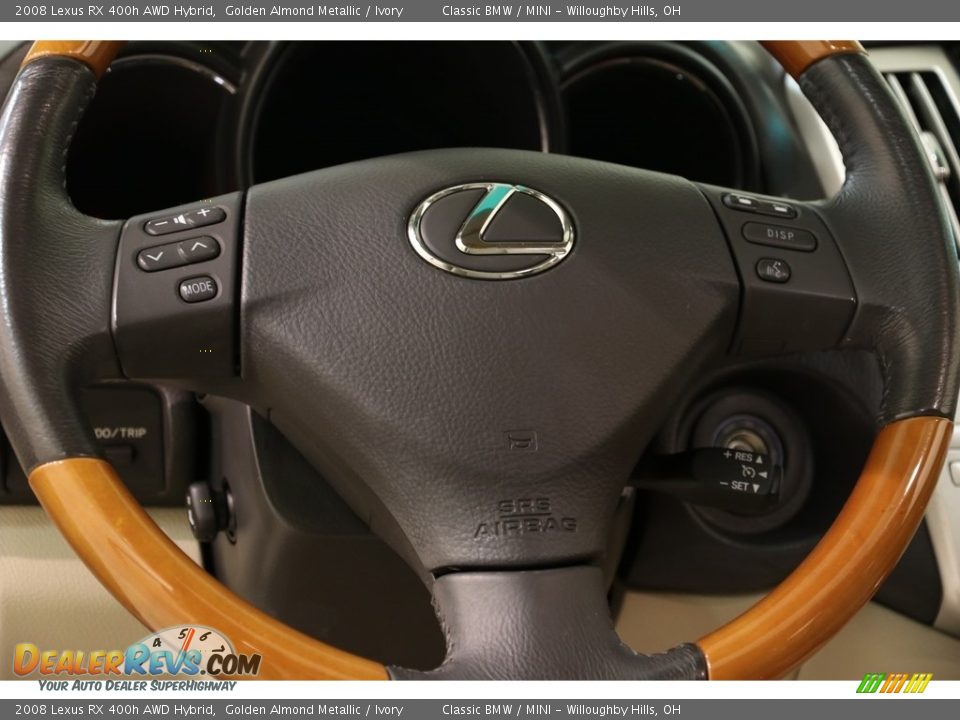 2008 Lexus RX 400h AWD Hybrid Golden Almond Metallic / Ivory Photo #9