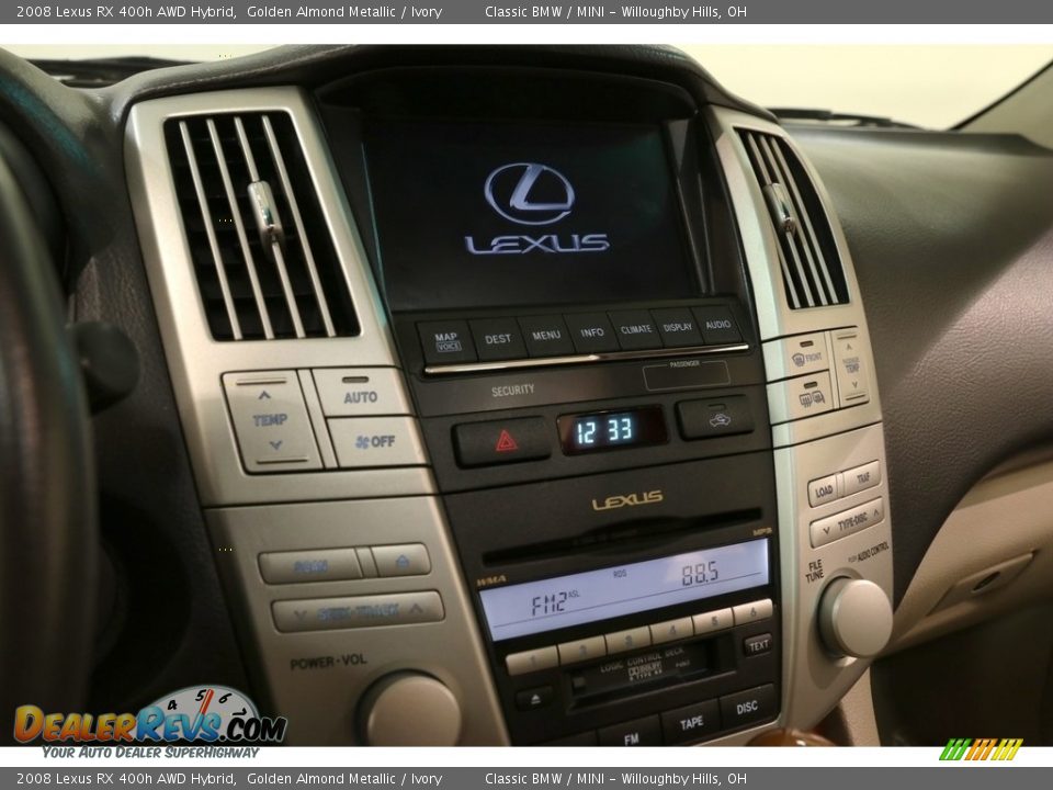 2008 Lexus RX 400h AWD Hybrid Golden Almond Metallic / Ivory Photo #11