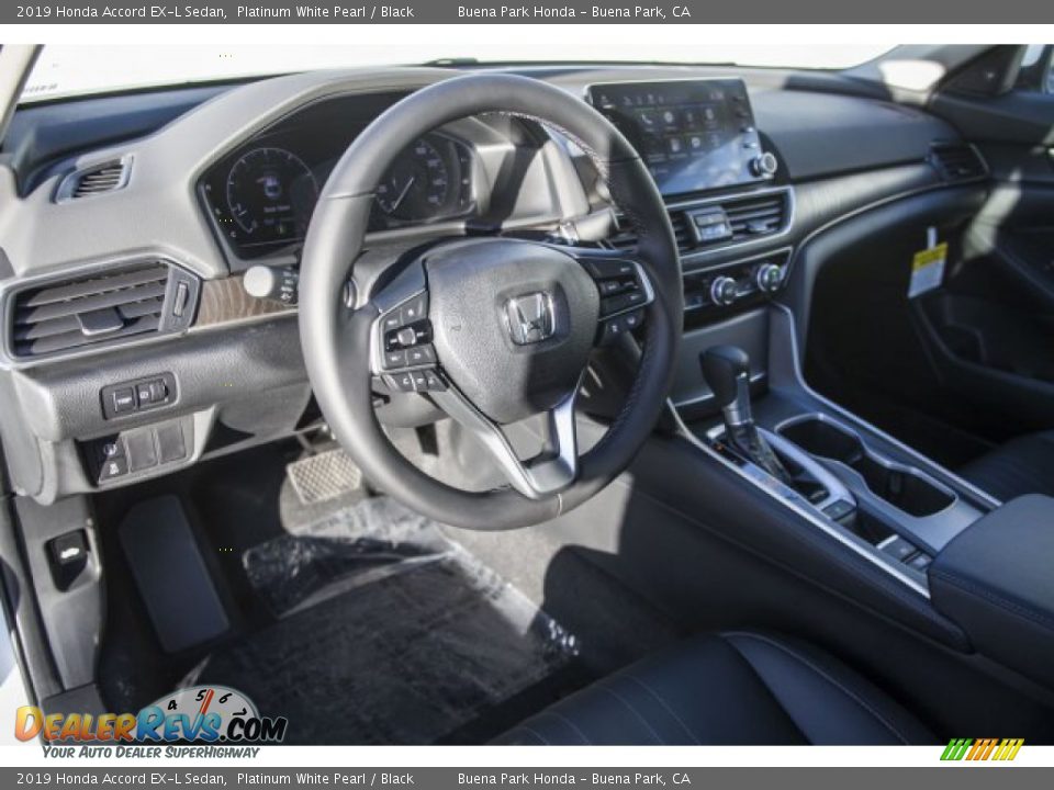 2019 Honda Accord EX-L Sedan Platinum White Pearl / Black Photo #4