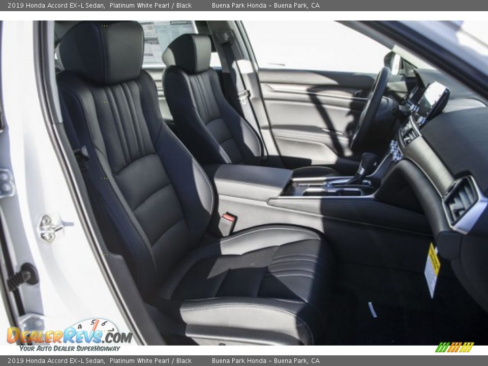 2019 Honda Accord EX-L Sedan Platinum White Pearl / Black Photo #5