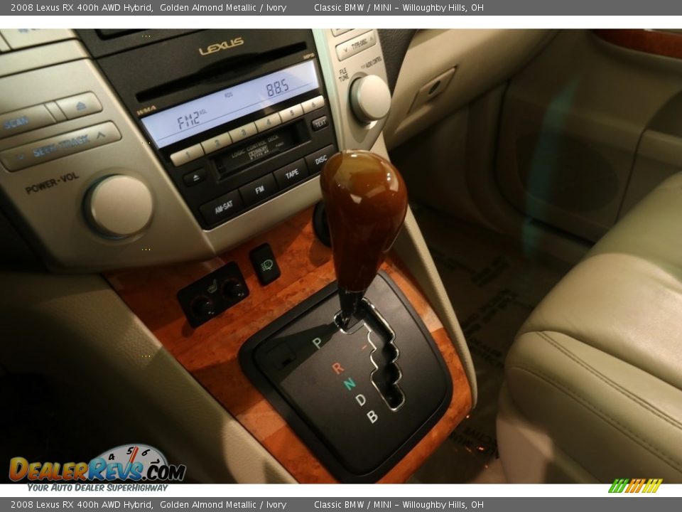 2008 Lexus RX 400h AWD Hybrid Golden Almond Metallic / Ivory Photo #16