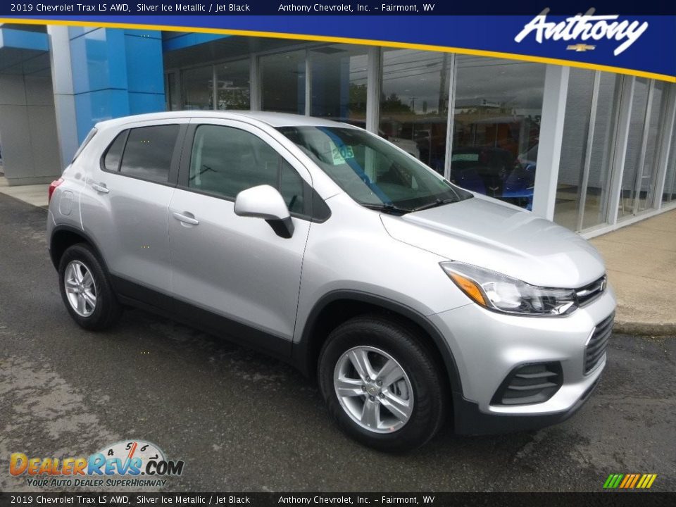 2019 Chevrolet Trax LS AWD Silver Ice Metallic / Jet Black Photo #1