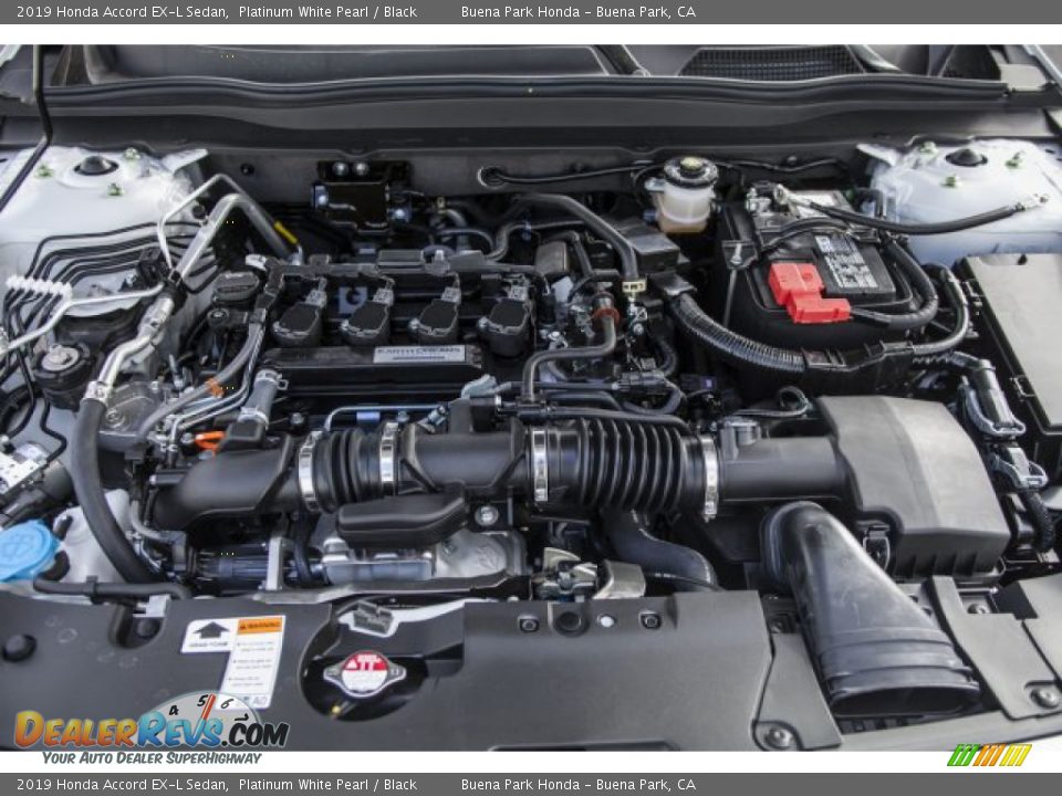 2019 Honda Accord EX-L Sedan Platinum White Pearl / Black Photo #8