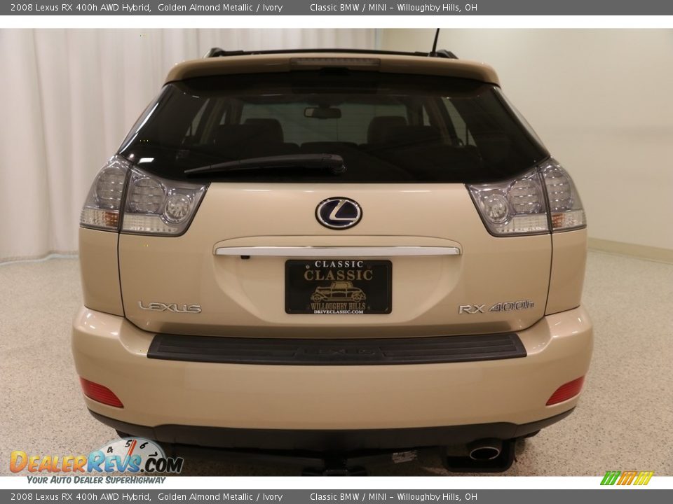 2008 Lexus RX 400h AWD Hybrid Golden Almond Metallic / Ivory Photo #22