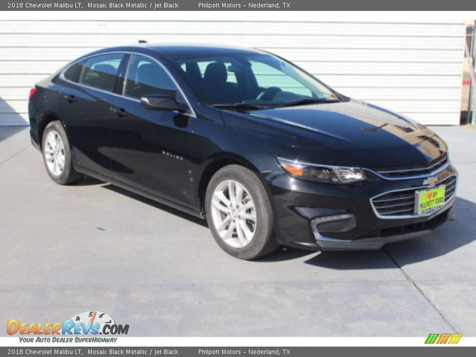 2018 Chevrolet Malibu LT Mosaic Black Metallic / Jet Black Photo #2