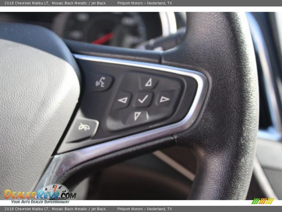 2018 Chevrolet Malibu LT Mosaic Black Metallic / Jet Black Photo #19