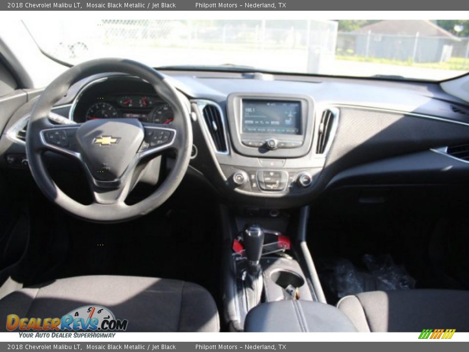 2018 Chevrolet Malibu LT Mosaic Black Metallic / Jet Black Photo #22
