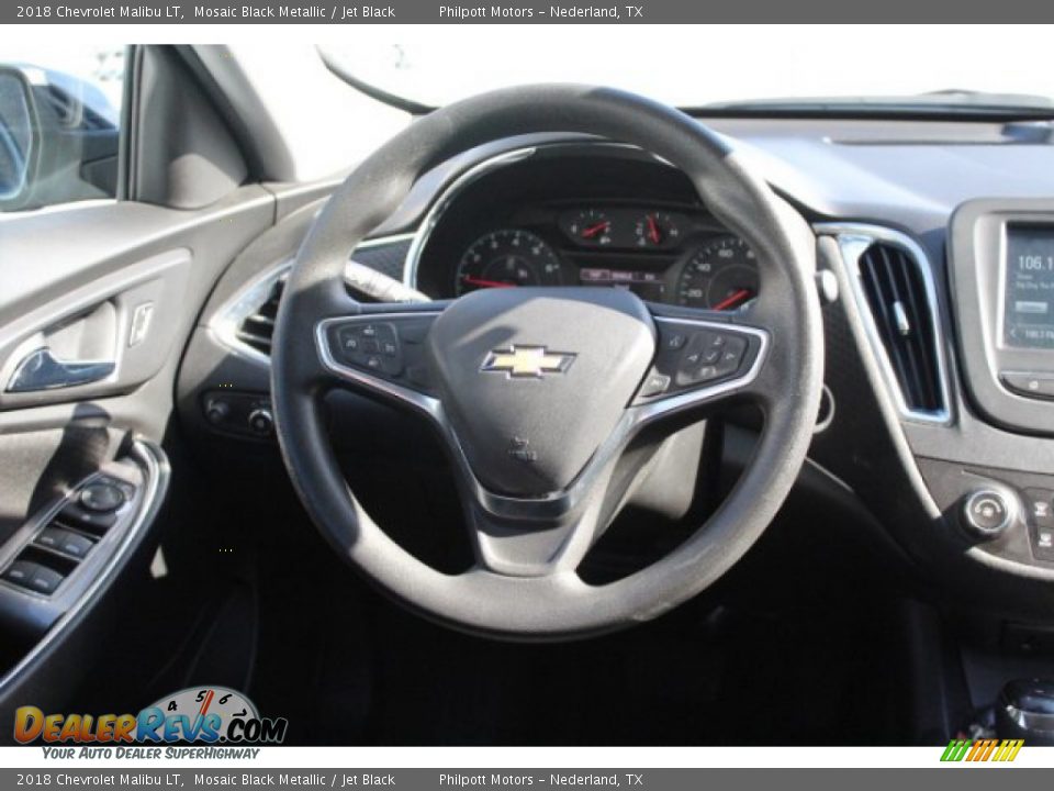 2018 Chevrolet Malibu LT Mosaic Black Metallic / Jet Black Photo #23