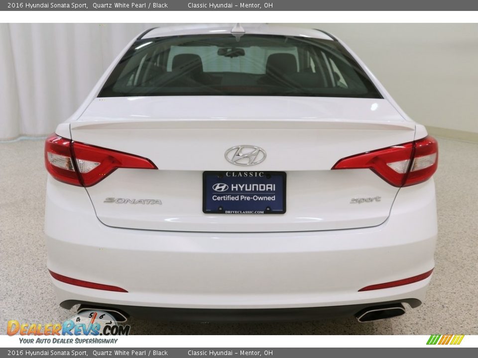 2016 Hyundai Sonata Sport Quartz White Pearl / Black Photo #20