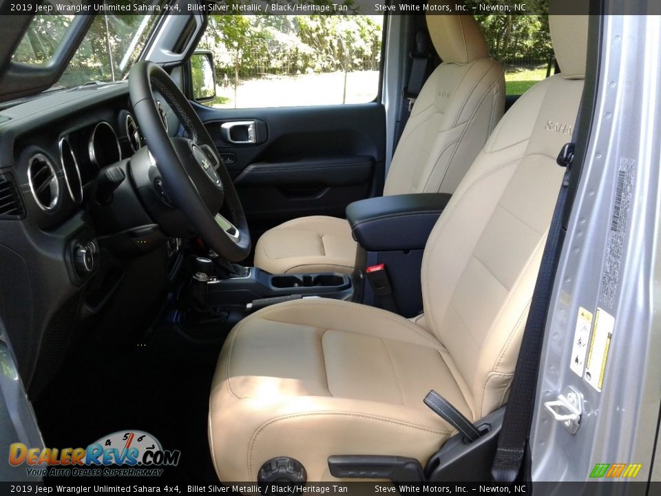 2019 Jeep Wrangler Unlimited Sahara 4x4 Billet Silver Metallic / Black/Heritage Tan Photo #10