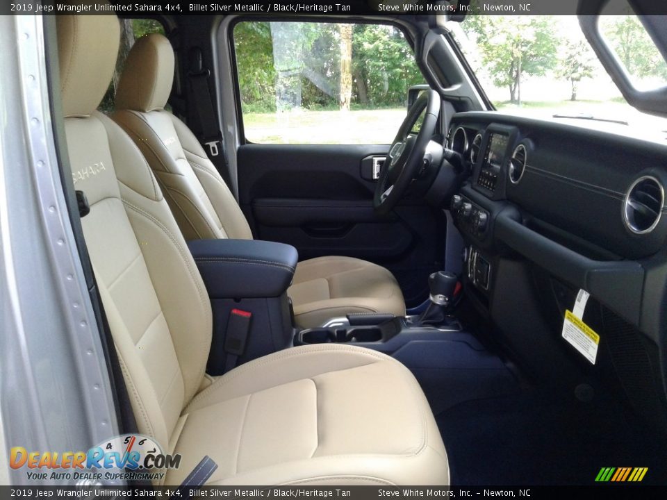 2019 Jeep Wrangler Unlimited Sahara 4x4 Billet Silver Metallic / Black/Heritage Tan Photo #15