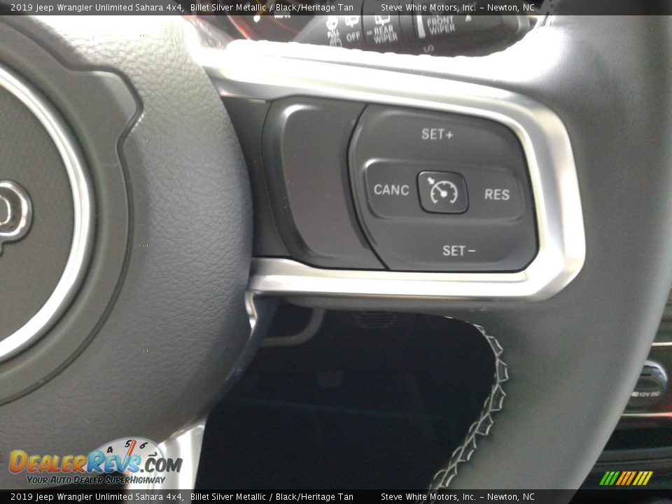 2019 Jeep Wrangler Unlimited Sahara 4x4 Billet Silver Metallic / Black/Heritage Tan Photo #18
