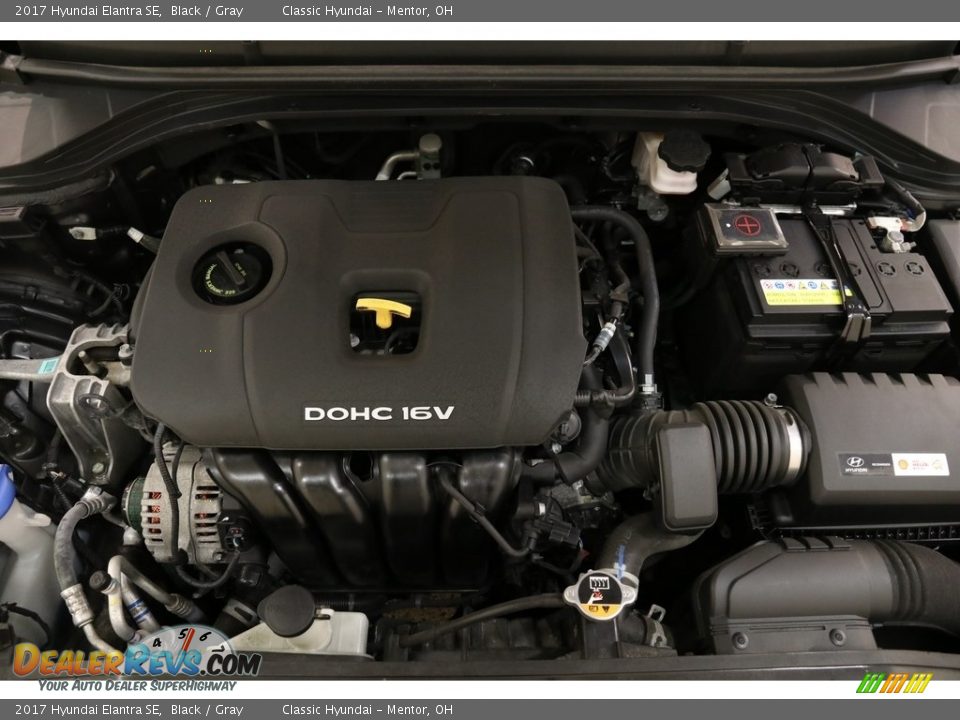 2017 Hyundai Elantra SE Black / Gray Photo #19