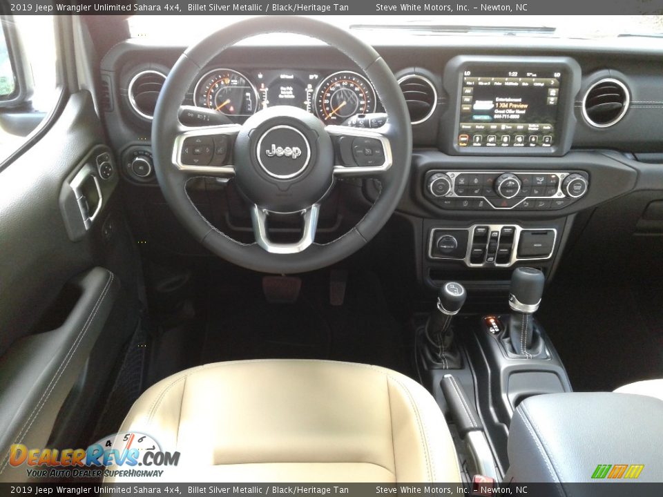 2019 Jeep Wrangler Unlimited Sahara 4x4 Billet Silver Metallic / Black/Heritage Tan Photo #33