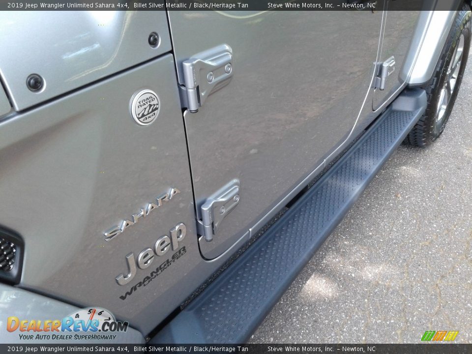 2019 Jeep Wrangler Unlimited Sahara 4x4 Billet Silver Metallic / Black/Heritage Tan Photo #34