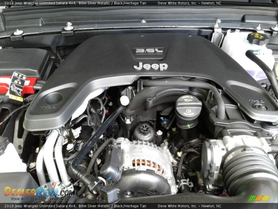 2019 Jeep Wrangler Unlimited Sahara 4x4 Billet Silver Metallic / Black/Heritage Tan Photo #36