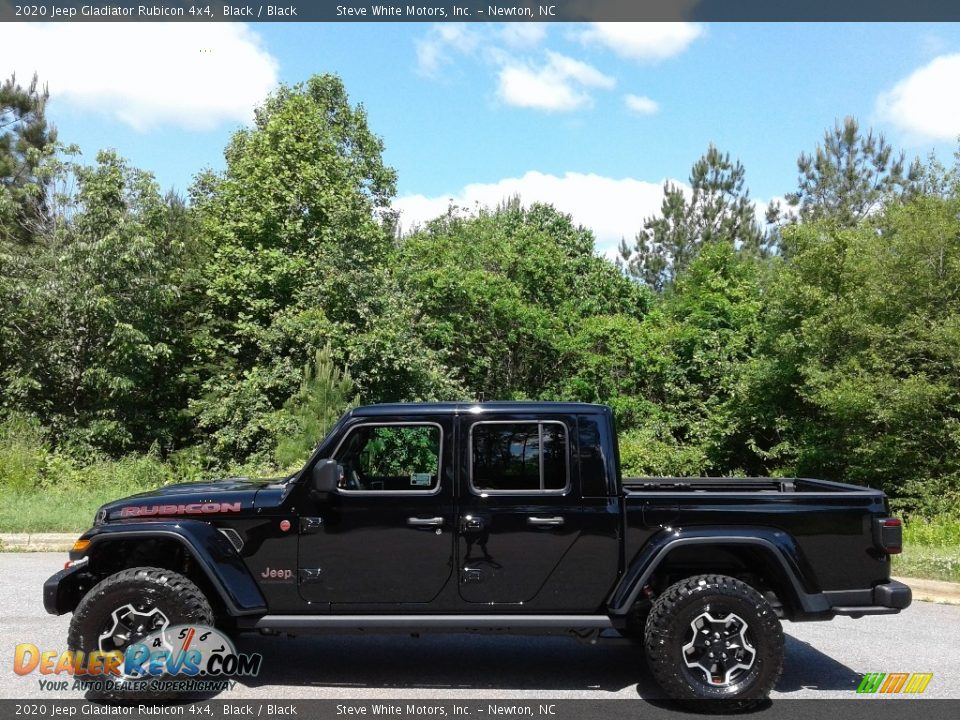 Black 2020 Jeep Gladiator Rubicon 4x4 Photo #1
