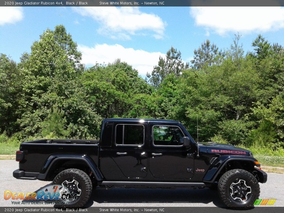 Black 2020 Jeep Gladiator Rubicon 4x4 Photo #5