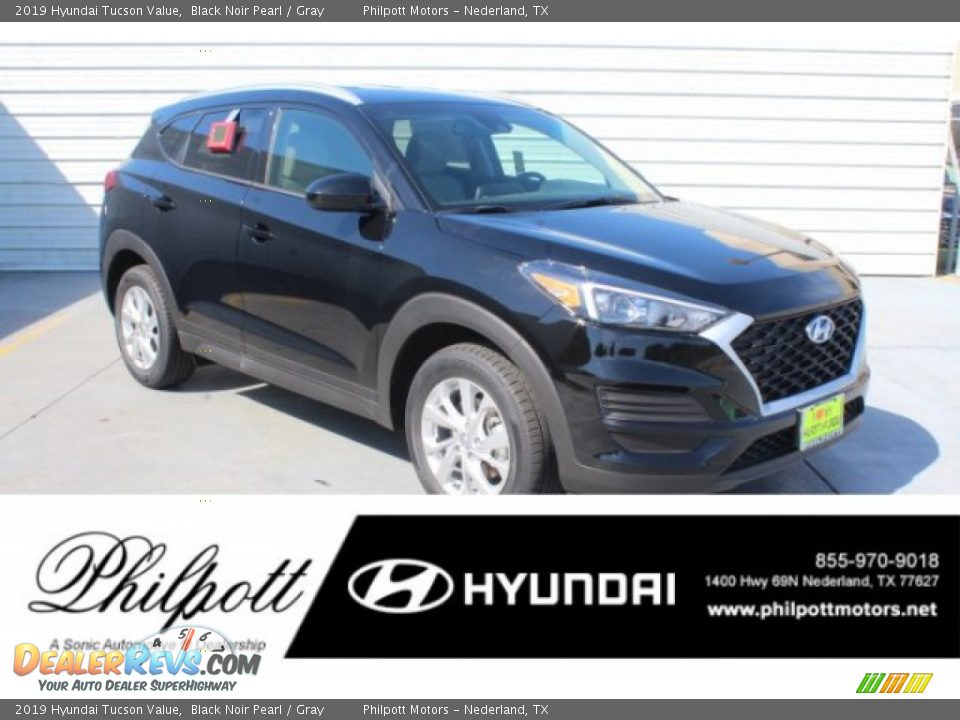 2019 Hyundai Tucson Value Black Noir Pearl / Gray Photo #1