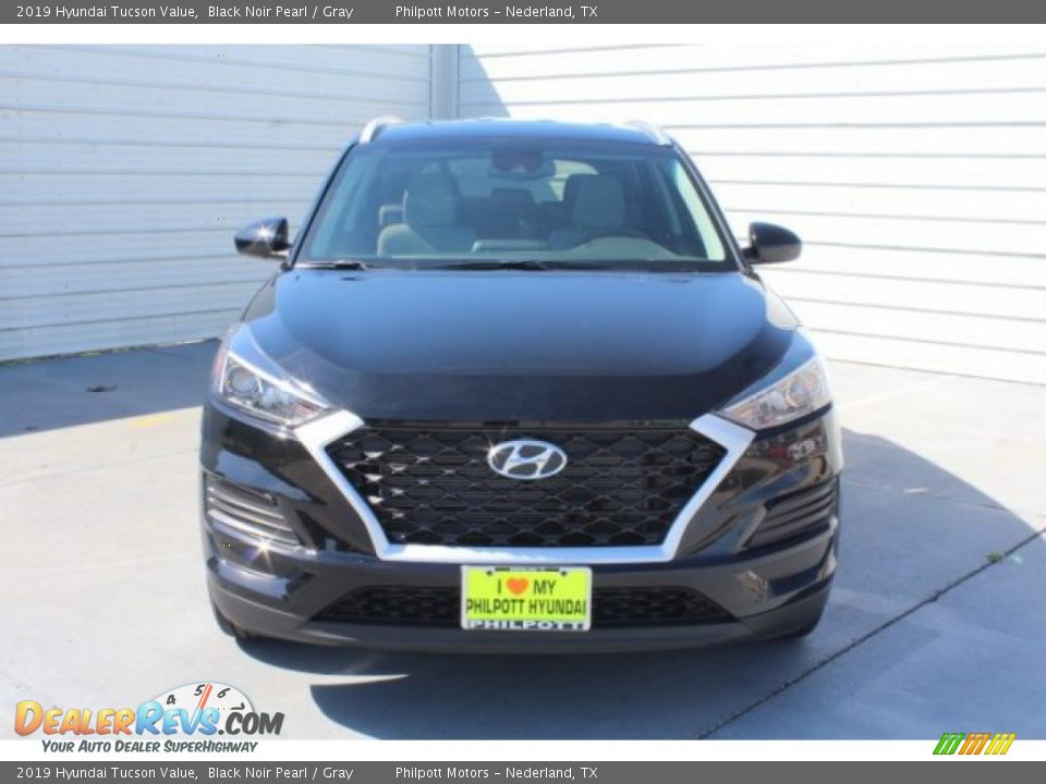 2019 Hyundai Tucson Value Black Noir Pearl / Gray Photo #3