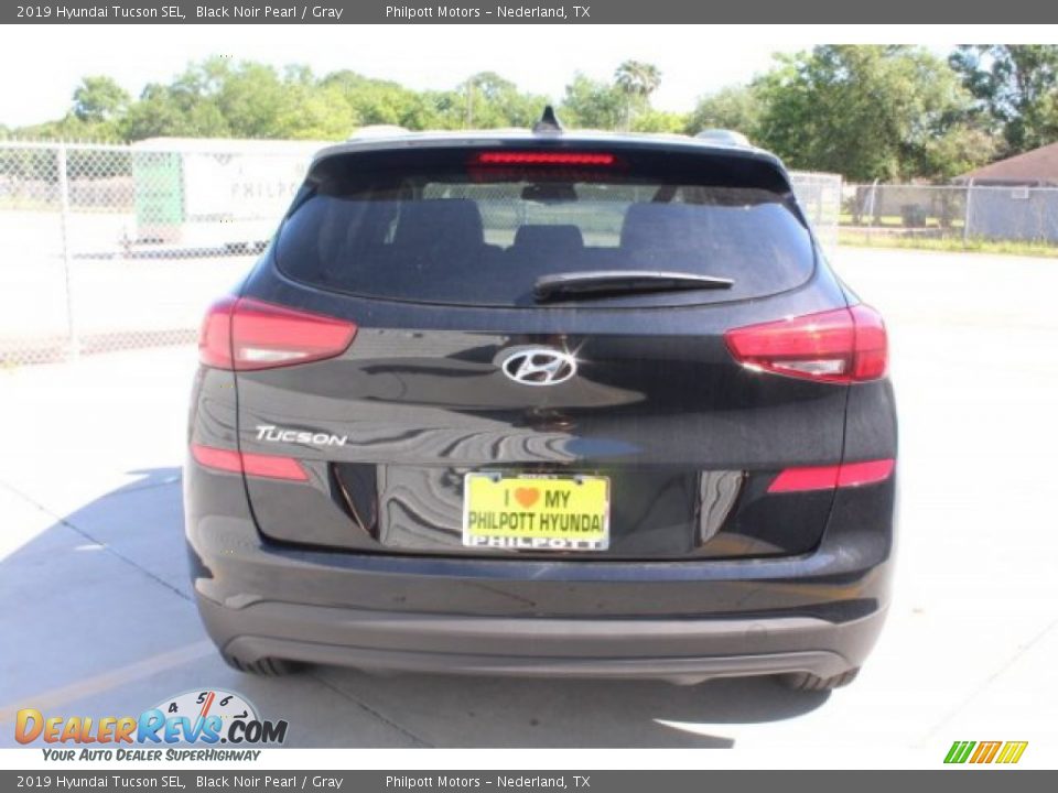 2019 Hyundai Tucson SEL Black Noir Pearl / Gray Photo #7