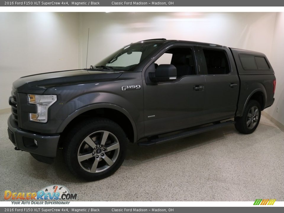 2016 Ford F150 XLT SuperCrew 4x4 Magnetic / Black Photo #3