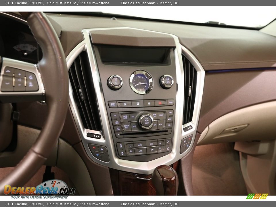 2011 Cadillac SRX FWD Gold Mist Metallic / Shale/Brownstone Photo #9