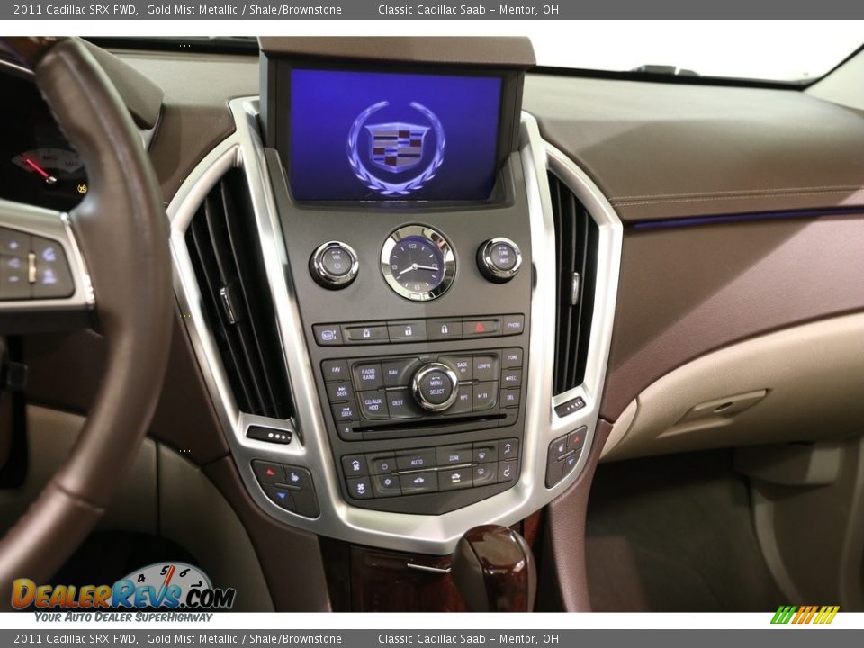 2011 Cadillac SRX FWD Gold Mist Metallic / Shale/Brownstone Photo #10