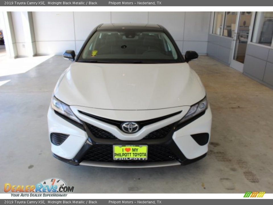 2019 Toyota Camry XSE Midnight Black Metallic / Black Photo #3