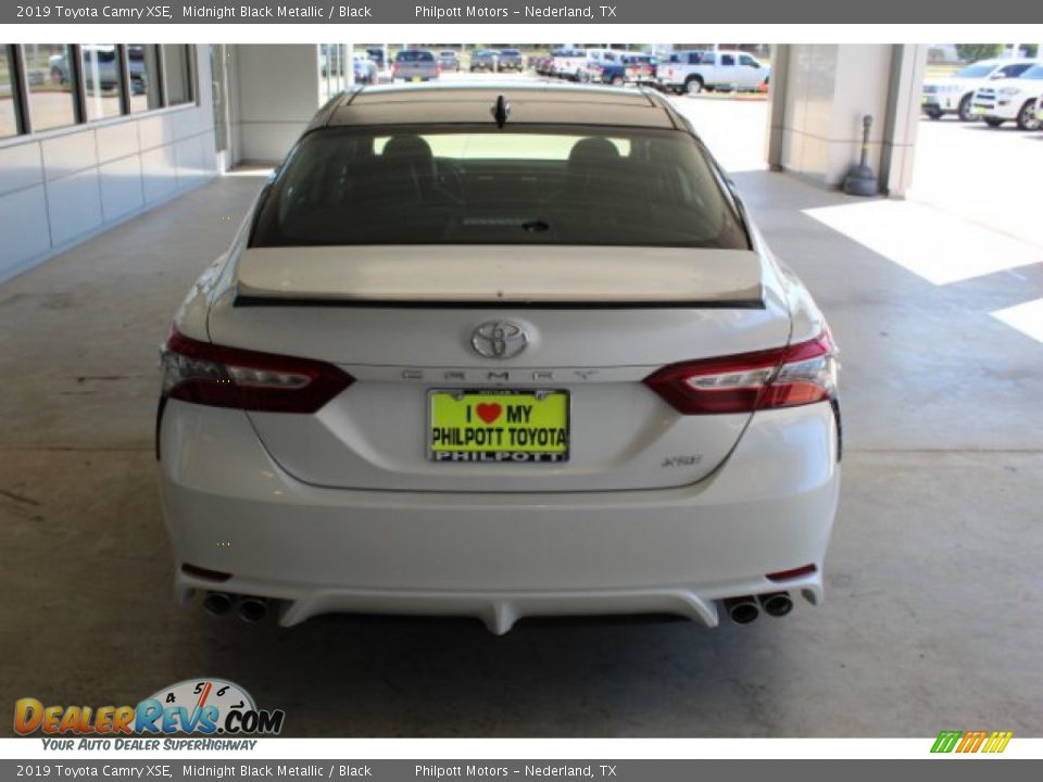 2019 Toyota Camry XSE Midnight Black Metallic / Black Photo #6