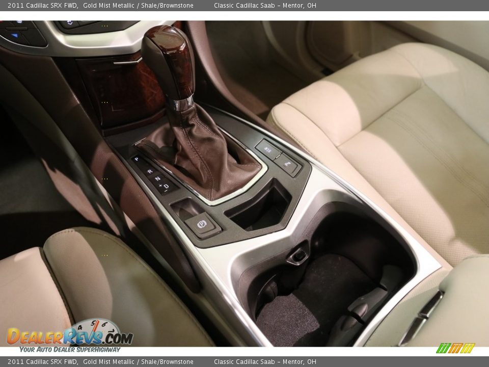 2011 Cadillac SRX FWD Gold Mist Metallic / Shale/Brownstone Photo #14