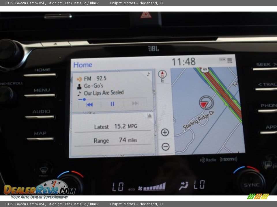 2019 Toyota Camry XSE Midnight Black Metallic / Black Photo #13