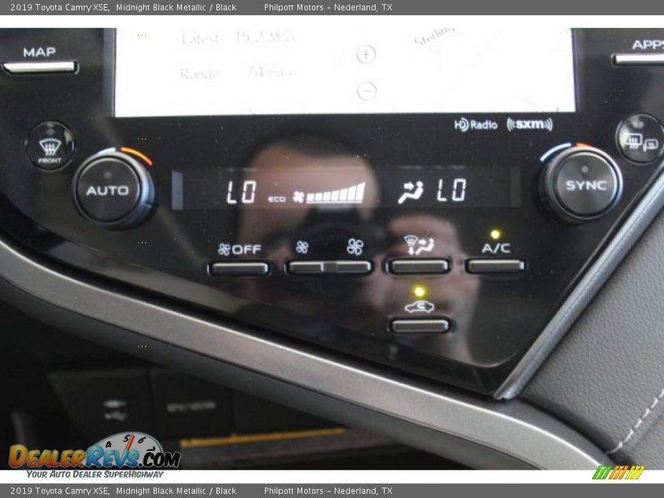 2019 Toyota Camry XSE Midnight Black Metallic / Black Photo #14