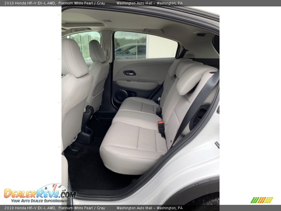 2019 Honda HR-V EX-L AWD Platinum White Pearl / Gray Photo #19