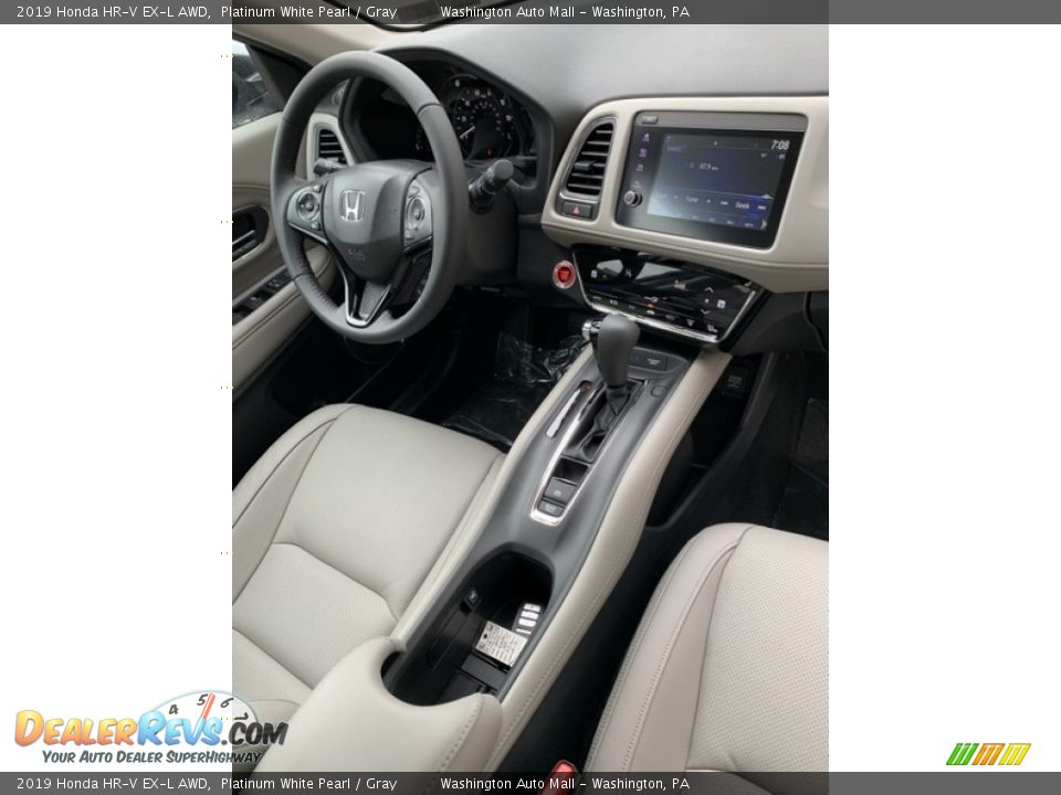 2019 Honda HR-V EX-L AWD Platinum White Pearl / Gray Photo #27