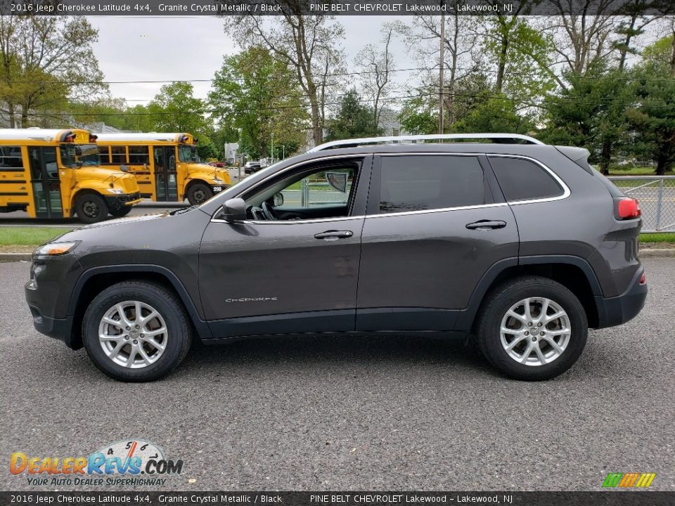 2016 Jeep Cherokee Latitude 4x4 Granite Crystal Metallic / Black Photo #4