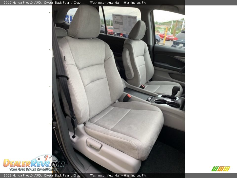 2019 Honda Pilot LX AWD Crystal Black Pearl / Gray Photo #30