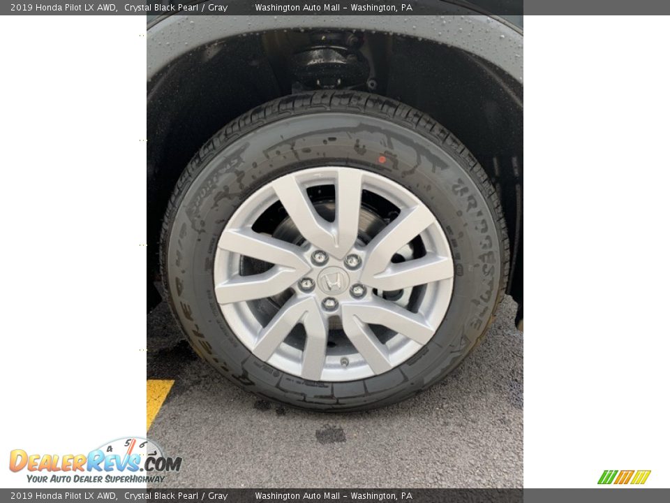 2019 Honda Pilot LX AWD Crystal Black Pearl / Gray Photo #32