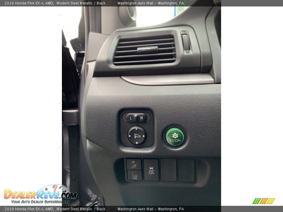 2019 Honda Pilot EX-L AWD Modern Steel Metallic / Black Photo #10