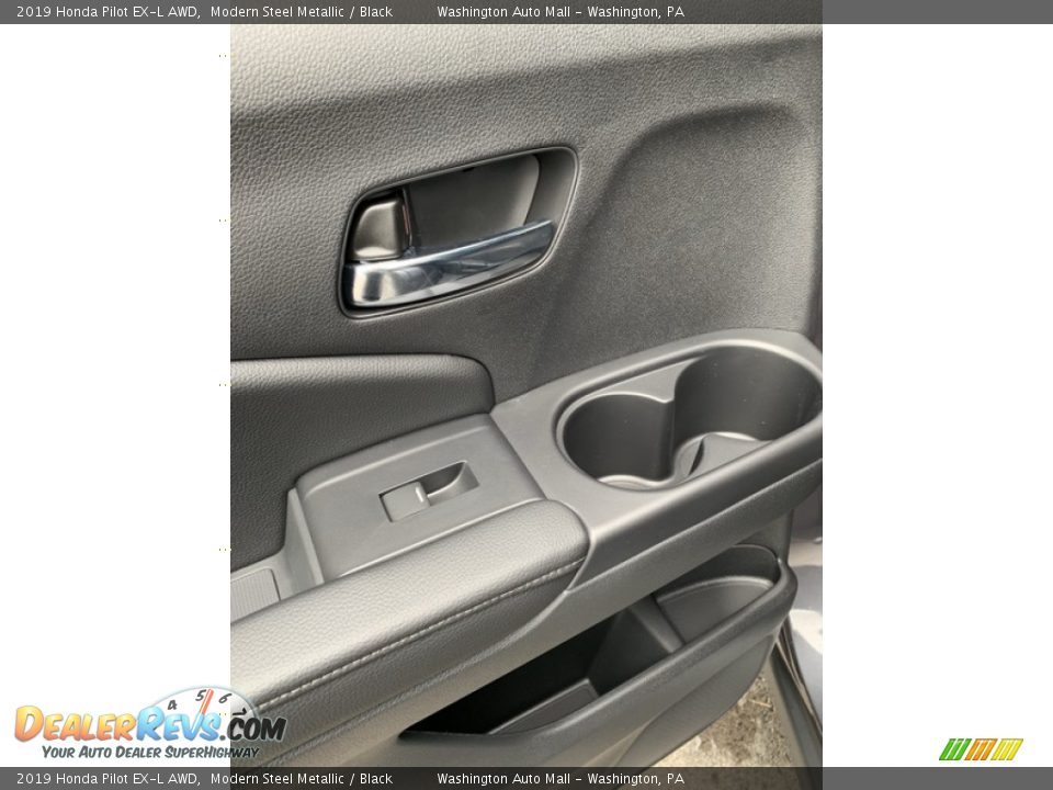 2019 Honda Pilot EX-L AWD Modern Steel Metallic / Black Photo #17