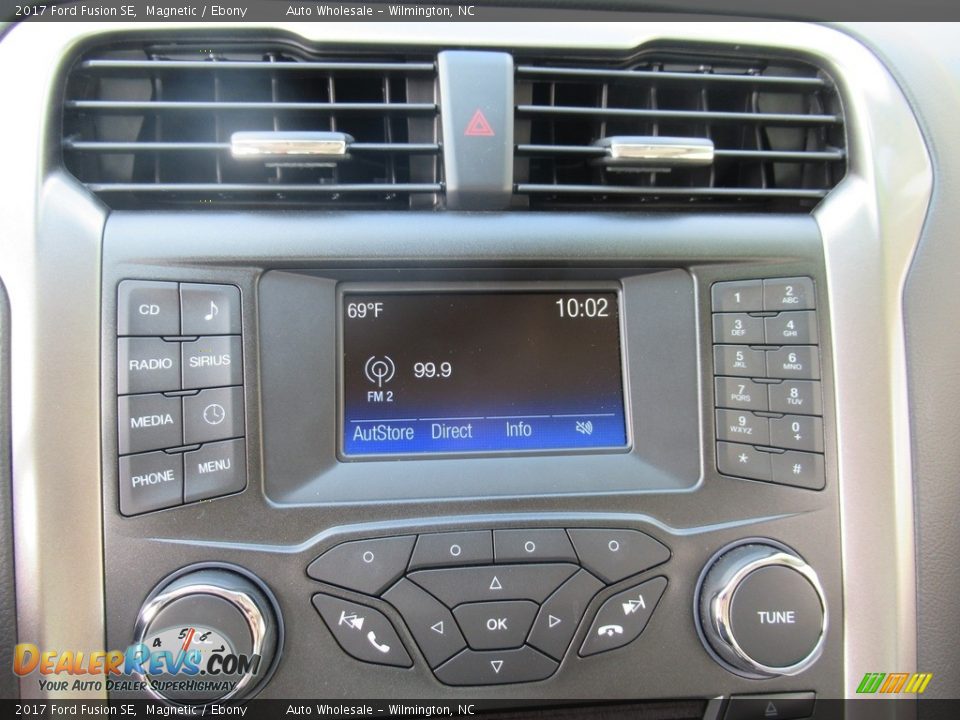 2017 Ford Fusion SE Magnetic / Ebony Photo #17