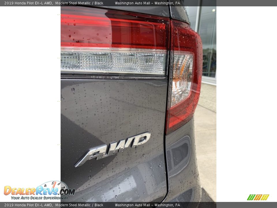 2019 Honda Pilot EX-L AWD Modern Steel Metallic / Black Photo #25