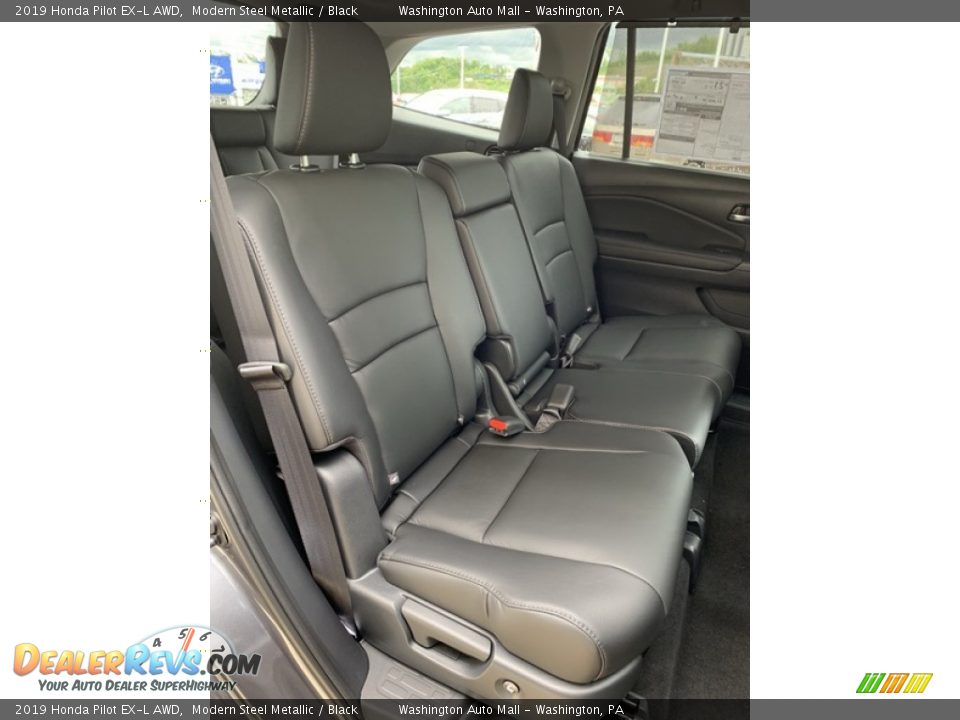 2019 Honda Pilot EX-L AWD Modern Steel Metallic / Black Photo #27