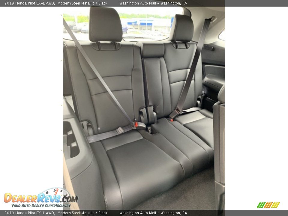 2019 Honda Pilot EX-L AWD Modern Steel Metallic / Black Photo #28
