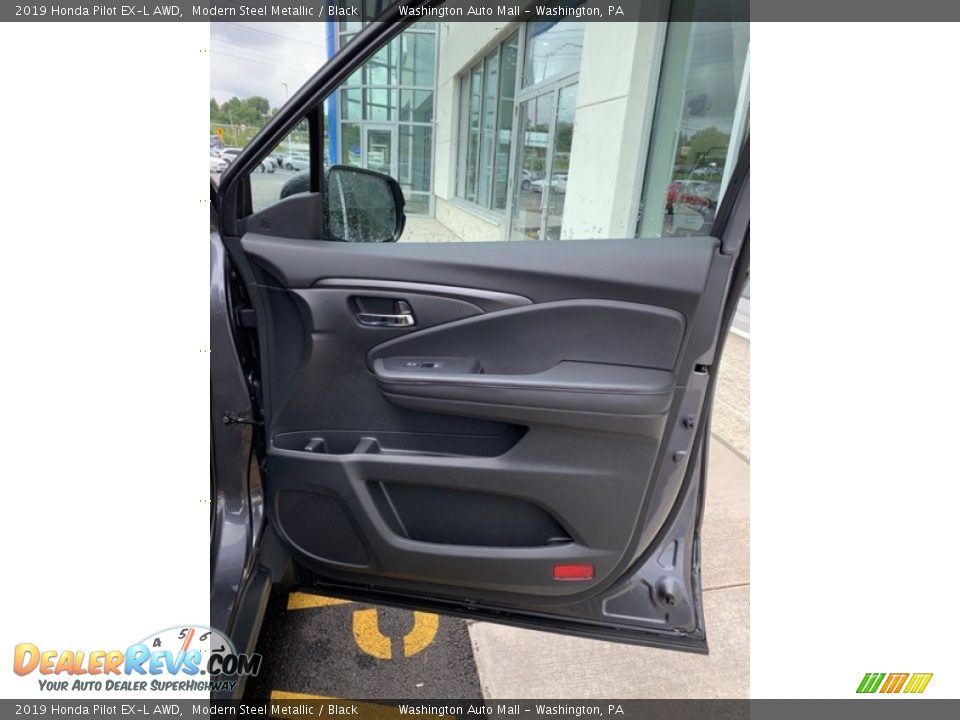 2019 Honda Pilot EX-L AWD Modern Steel Metallic / Black Photo #30
