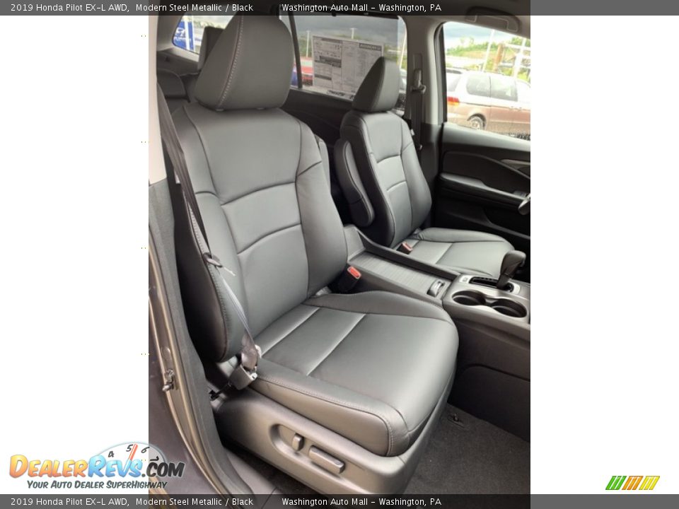 2019 Honda Pilot EX-L AWD Modern Steel Metallic / Black Photo #31