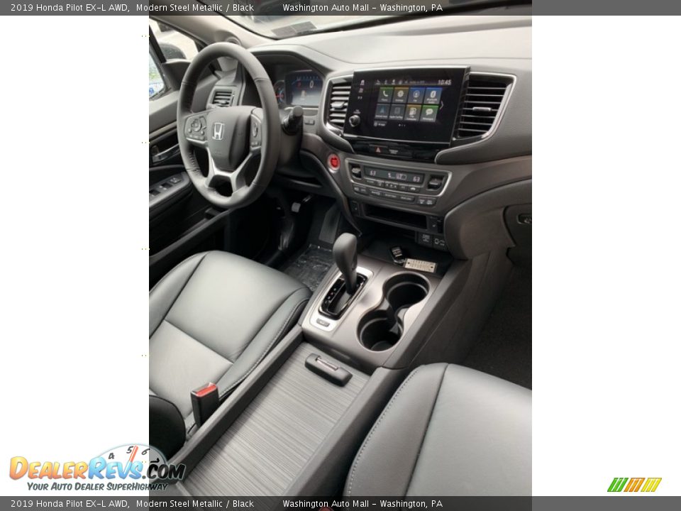 2019 Honda Pilot EX-L AWD Modern Steel Metallic / Black Photo #32