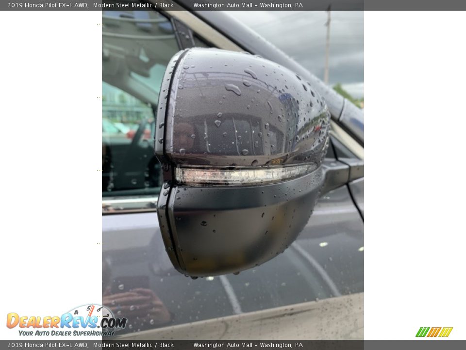 2019 Honda Pilot EX-L AWD Modern Steel Metallic / Black Photo #33