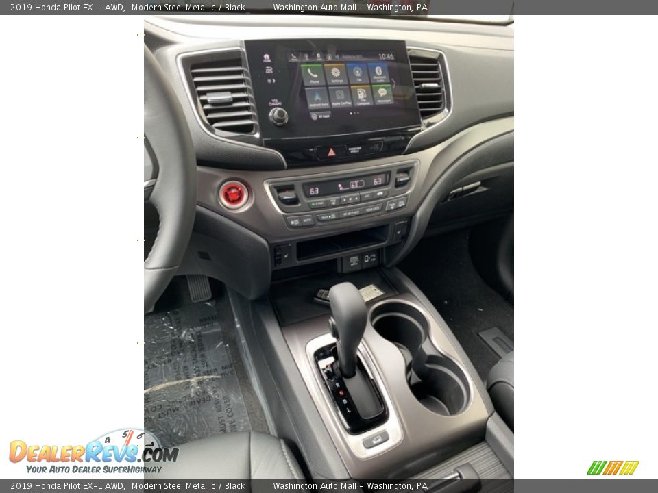 2019 Honda Pilot EX-L AWD Modern Steel Metallic / Black Photo #36